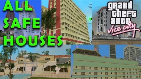 properties in gta vice city|Safe Houses .
